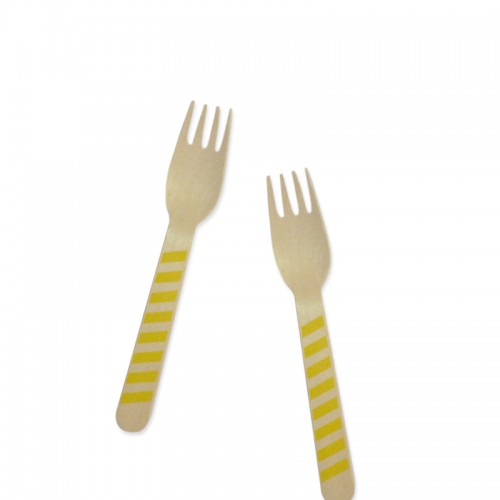 Fork - Stripe Yellow